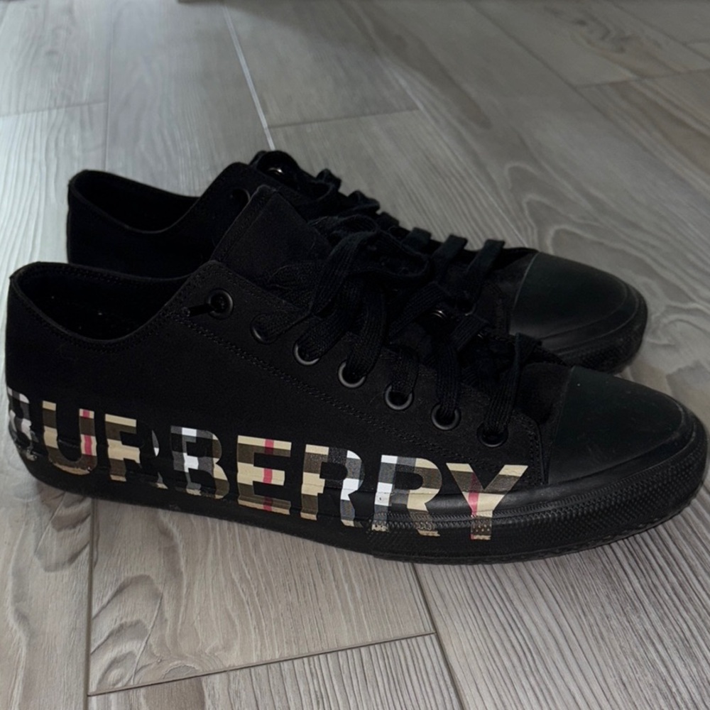 Burberry Black Sneakers with Logo